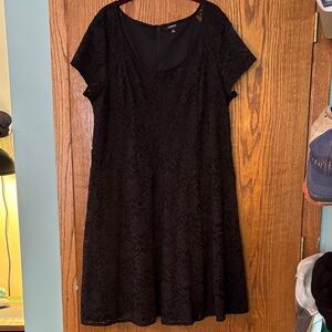 Torrid Black Lace Midi Dress